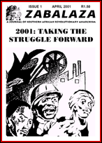 Zabalaza #1 Cover