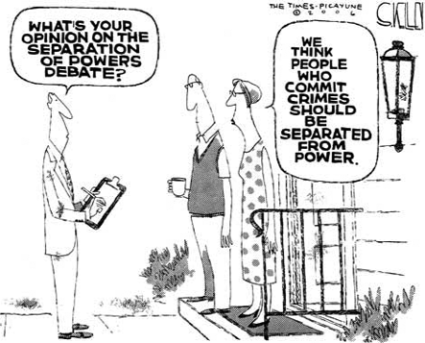 Whose Powers are seperate?