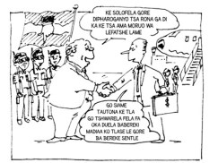 After independence - tighter belts [tswana]