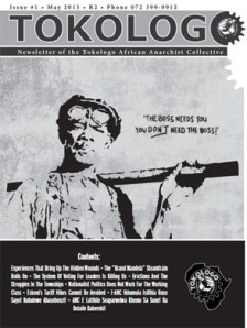 Tokologo: Newsletter of the Tokologo African Anarchist Collective #1