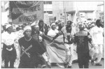 Anarchist banners at World Conference Against Racism, Durban, 2001 [1]