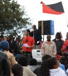 Anarchist speakers at Reclaim June 16 event, Soweto, 2009