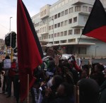 Zabalaza and Tokologo at Marikana Day picket, Johannesburg, 16 August 2014